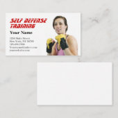 パーソナルトレーナー防衛 名刺 (正面/裏面)