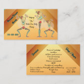 パーソナルトレーナー3.5インチx 2.0インチ名刺 名刺 (正面/裏面)