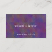 パーソナルトレーナー|の上品 名刺 (裏面)