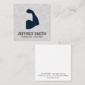 パーソナルトレーナー |アームフレックス スクエア名刺 (正面/裏面)