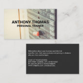 パーソナルトレーナー | ウエイトプレートジムマシン 名刺 (正面/裏面)