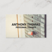 パーソナルトレーナー | ウエイトプレートジムマシン 名刺 (正面)