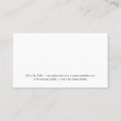 パーソナルトレーナー |ジム設備 名刺 (裏面)