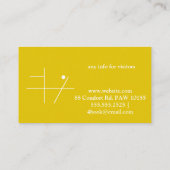 パーソナルトレーナー/ジム/フィットネス 名刺 (裏面)