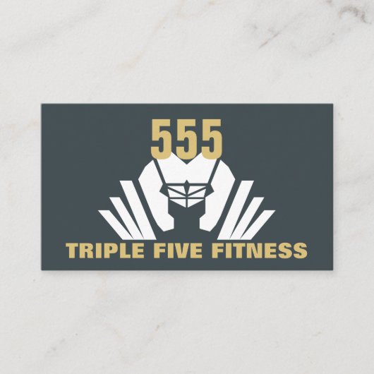 パーソナルトレーナー/ジム/フィットネス 名刺 (正面)