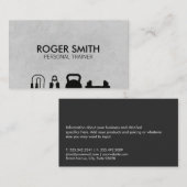 パーソナルトレーナー | トレーニングトレーニング機器 名刺 (正面/裏面)