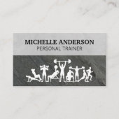 パーソナルトレーナー | トレーニングトレーニング 名刺 (正面)