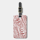 パーソナルトレーナー/フィットネスの荷物のラベル ラゲッジタグ (正面縦)