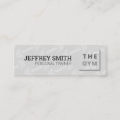パーソナルトレーナー |フィットネスインストラクター スキニー名刺 (正面)