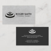 パーソナルトレーナー |フィットネスコーチ |めっき重み 名刺 (正面/裏面)