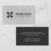 パーソナルトレーナー |フィットネスコーチ |クロスダンベル 名刺 (正面/裏面)