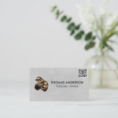 パーソナルトレーナー | フィットネスコーチ | ジム 名刺 (スタンド正面)