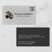 パーソナルトレーナー | フィットネスコーチ | ジム 名刺 (正面/裏面)