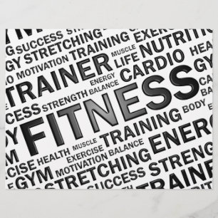 パーソナルトレーナー&フィットネスセンターフライヤー チラシ