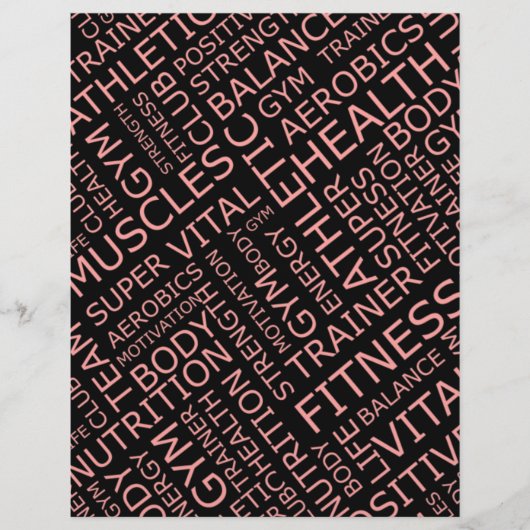 パーソナルトレーナー/フィットネスフライヤー チラシ (正面)