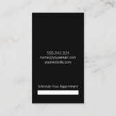 パーソナルトレーナー/フィットネスロゴ 予約カード (裏面)