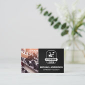 パーソナルトレーナー |フィットネスロゴ 名刺 (スタンド正面)