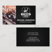 パーソナルトレーナー |フィットネスロゴ 名刺 (正面/裏面)