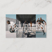 **パーソナルトレーナー フィットネス フォトコラージュ スクリプト** 名刺 (正面)