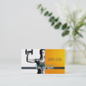 パーソナルトレーナー、フィットネス、女性、レディ、ジム 名刺 (スタンド正面)