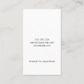 パーソナルトレーナー |フレキシングロゴ |体ビルダ 予約カード (裏面)