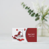 パーソナルトレーナー/体育館の名刺 名刺 (スタンド正面)