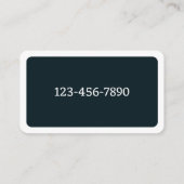 パーソナルトレーナー 名刺 (裏面)