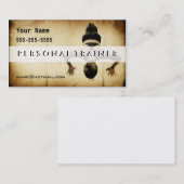 パーソナルトレーナー 名刺 (正面/裏面)