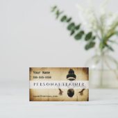 パーソナルトレーナー 名刺 (スタンド正面)