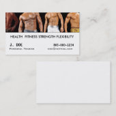 パーソナルトレーナー 名刺 (正面/裏面)