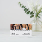 パーソナルトレーナー 名刺 (スタンド正面)