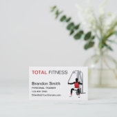 パーソナルトレーナー 名刺 (スタンド正面)