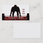 パーソナルトレーナー 名刺 (正面/裏面)