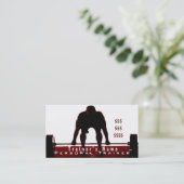 パーソナルトレーナー 名刺 (スタンド正面)