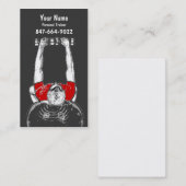 パーソナルトレーナー 名刺 (正面/裏面)