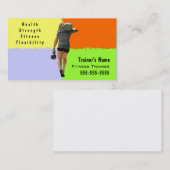 パーソナルトレーナー 名刺 (正面/裏面)