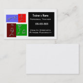 パーソナルトレーナー 名刺 (正面/裏面)