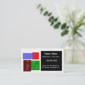 パーソナルトレーナー 名刺 (スタンド正面)