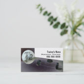 パーソナルトレーナー 名刺 (スタンド正面)