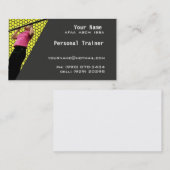 パーソナルトレーナー 名刺 (正面/裏面)
