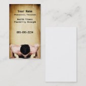 パーソナルトレーナー 名刺 (正面/裏面)
