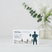 パーソナルトレーナー 名刺 (スタンド正面)