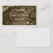 パーソナルトレーナー 名刺 (正面/裏面)