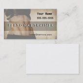 パーソナルトレーナー 名刺 (正面/裏面)