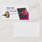 パーソナルトレーナー 名刺 (正面/裏面)