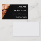 パーソナルトレーナー 名刺 (正面/裏面)