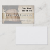 パーソナルトレーナー 名刺 (正面/裏面)