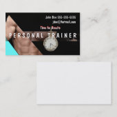 パーソナルトレーナー 名刺 (正面/裏面)