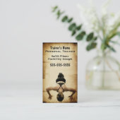 パーソナルトレーナー 名刺 (スタンド正面)