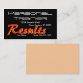 パーソナルトレーナー 名刺 (正面/裏面)